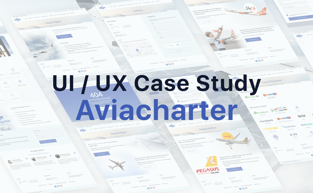 Aviacharter – UX/UI Сase Study