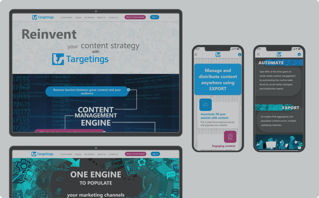 Revamp of the WordPress website for a SAAS platform