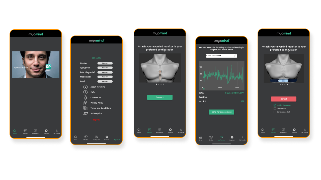 Mobile development of Mental Health App for iOS
